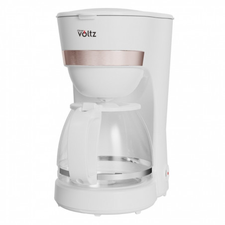 Καφετιέρα Oliver Voltz OV51170WN, 600 W, 1,25 λ, Σύστημα κατά της στάγδην, Διαφανής δεξαμενή νερού, Μαύρο
