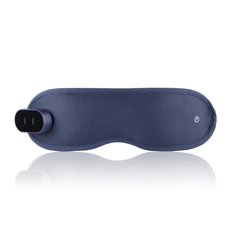 Συσκευή μασάζ για τα μάτια Medivon Horizon HYPNOS, 6 W, Λειτουργία θέρμανσης και ψύξης, Δονήσεις, Μειώνει τη μυϊκή ένταση, Bluetooth, Σκούρο μπλε