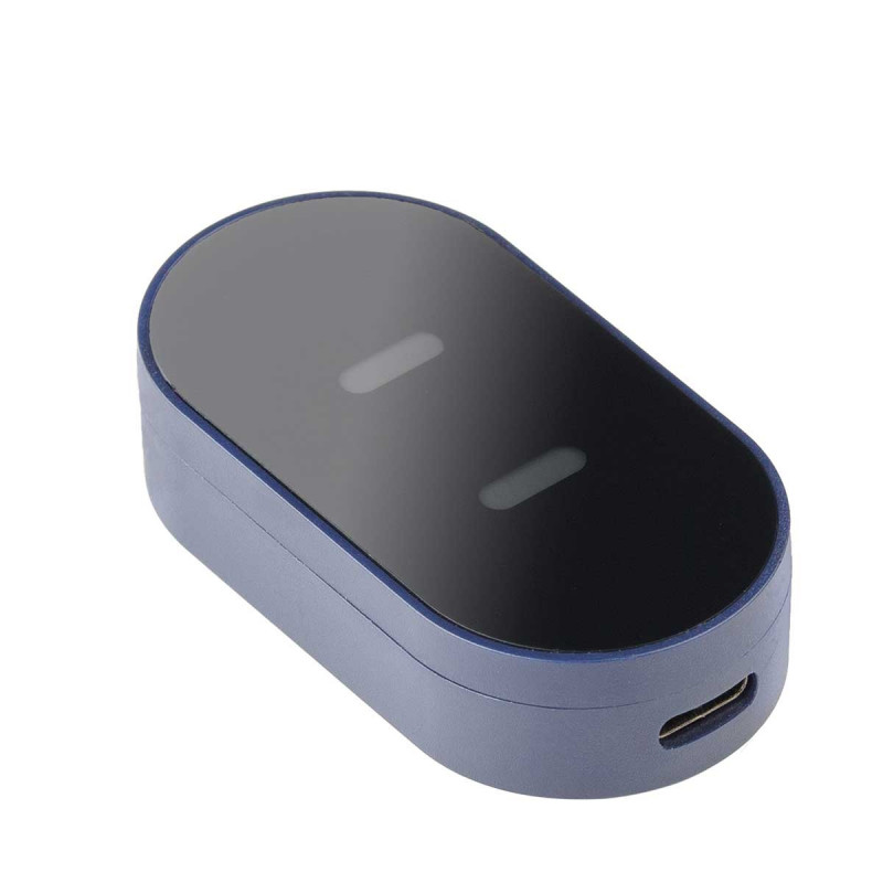 Συσκευή μασάζ για τα μάτια Medivon Horizon HYPNOS, 6 W, Λειτουργία θέρμανσης και ψύξης, Δονήσεις, Μειώνει τη μυϊκή ένταση, Bluetooth, Σκούρο μπλε