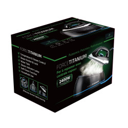 Ατμογεννήτρια Just Perfecto JP-SGI2400, 2400 W, 1,2 λ, 5 bar, 120 g/min, Ρυθμιζόμενος έλεγχος θερμοκρασίας και ατμού, Αυτοκαθαρισμός, Μαύρο/Μπλε