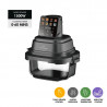 Φριτέζα με ζεστό αέρα Just Perfecto JP-AF4GL, 1500 W, 1,5/4 λίτρα, 8 προγράμματα, 80-200 °C, κυκλοφορία ζεστού αέρα 360°, θερμοανθεκτική γυάλινη κατασκευή, μαύρο