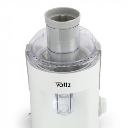 Αποχυμωτής Oliver Voltz OV51160C, 400 W, 600 ml, 2 ταχύτητες, Μεγάλη είσοδος, Δοχείο απορριμμάτων, Αθόρυβος, Λευκός