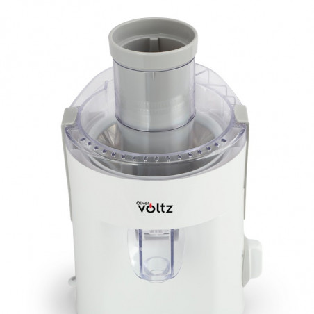 Αποχυμωτής Oliver Voltz OV51160C, 400 W, 600 ml, 2 ταχύτητες, Μεγάλη είσοδος, Δοχείο απορριμμάτων, Αθόρυβος, Λευκός