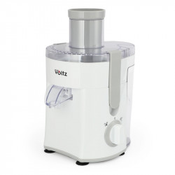 Αποχυμωτής Oliver Voltz OV51160C, 400 W, 600 ml, 2 ταχύτητες, Μεγάλη είσοδος, Δοχείο απορριμμάτων, Αθόρυβος, Λευκός