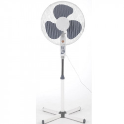Ανεμιστήρας NEO FA-F44, 40 W, 40 εκ., 3 ταχύτητες, ταλάντωση, ρυθμιζόμενο ύψος και γωνία, λευκό