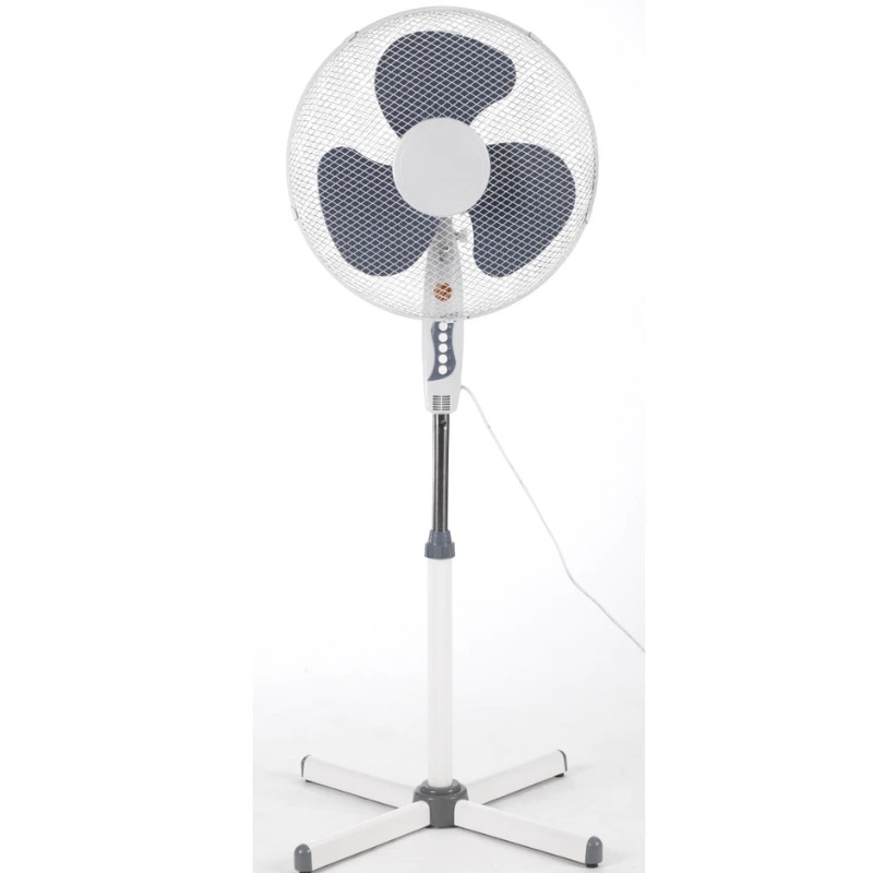 Ανεμιστήρας NEO FA-F44, 40 W, 40 εκ., 3 ταχύτητες, ταλάντωση, ρυθμιζόμενο ύψος και γωνία, λευκό