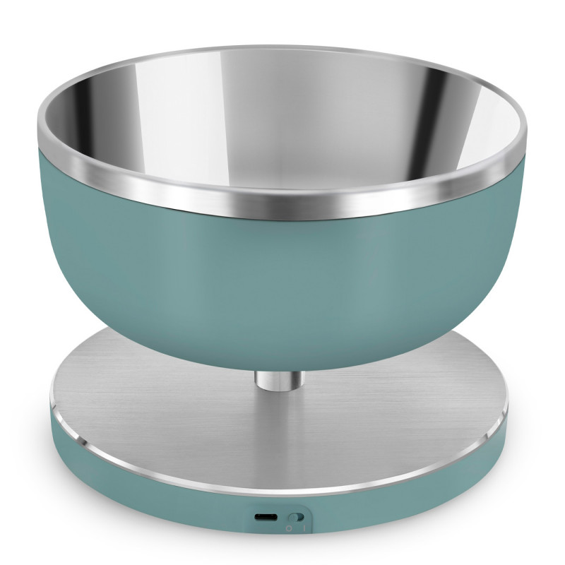 Ζυγός κουζίνας Smeg Collezione KSC01EGMWW, Έως 5 kg/5 l, ΤΑΡΑ, Οθόνη LED, Αντιολισθητική βάση, Αυτονομία έως 36 ώρες, Σμαραγδένιο πράσινο