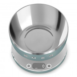 Ζυγός κουζίνας Smeg Collezione KSC01EGMWW, Έως 5 kg/5 l, ΤΑΡΑ, Οθόνη LED, Αντιολισθητική βάση, Αυτονομία έως 36 ώρες, Σμαραγδένιο πράσινο
