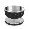 Ζυγός κουζίνας Smeg Collezione KSC01BLMWW, Έως 5 kg/5 l, ΤΑΡΑ, Οθόνη LED, Αντιολισθητική βάση, Αυτονομία έως 36 ώρες, Μαύρο ματ