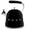 Βραστήρας με σφυρίχτρα Smeg CKLW2001BL, 2,3 λίτρα, επαγωγική εστία, λαβή που δεν ζεσταίνεται, μαύρος