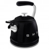 Βραστήρας με σφυρίχτρα Smeg CKLW2001BL, 2,3 λίτρα, επαγωγική εστία, λαβή που δεν ζεσταίνεται, μαύρος