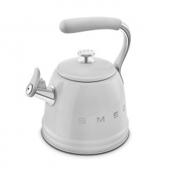 Βραστήρας με σφυρίχτρα Smeg WKF01SS, 2,3 λίτρα, επαγωγική εστία, λαβή που δεν ζεσταίνεται, ανοξείδωτο, ασημί