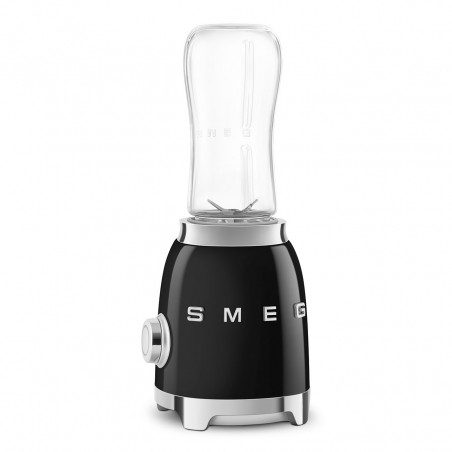 Μπλέντερ Smeg PBF01BLEU, 300 W, 2x 600 ml, 20.000-24.000 στροφές/λεπτό, Αντιολισθητική βάση, χωρίς BPA, Ανοξείδωτο ατσάλι, Μαύρο