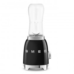 Μπλέντερ Smeg PBF01BLEU, 300 W, 2x 600 ml, 20.000-24.000 στροφές/λεπτό, Αντιολισθητική βάση, χωρίς BPA, Ανοξείδωτο ατσάλι, Μαύρο