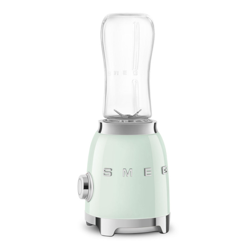 Μπλέντερ Smeg PBF01PGEU, 300 W, 2x 600 ml, 20.000-24.000 στροφές/λεπτό, Αντιολισθητική βάση, χωρίς BPA, Ανοξείδωτο ατσάλι, Παστέλ πράσινο