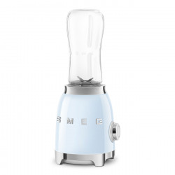 Μπλέντερ Smeg PBF01PBEU, 300 W, 2x 600 ml, 20.000-24.000 στροφές/λεπτό, Αντιολισθητική βάση, χωρίς BPA, Ανοξείδωτο ατσάλι, Παστέλ μπλε