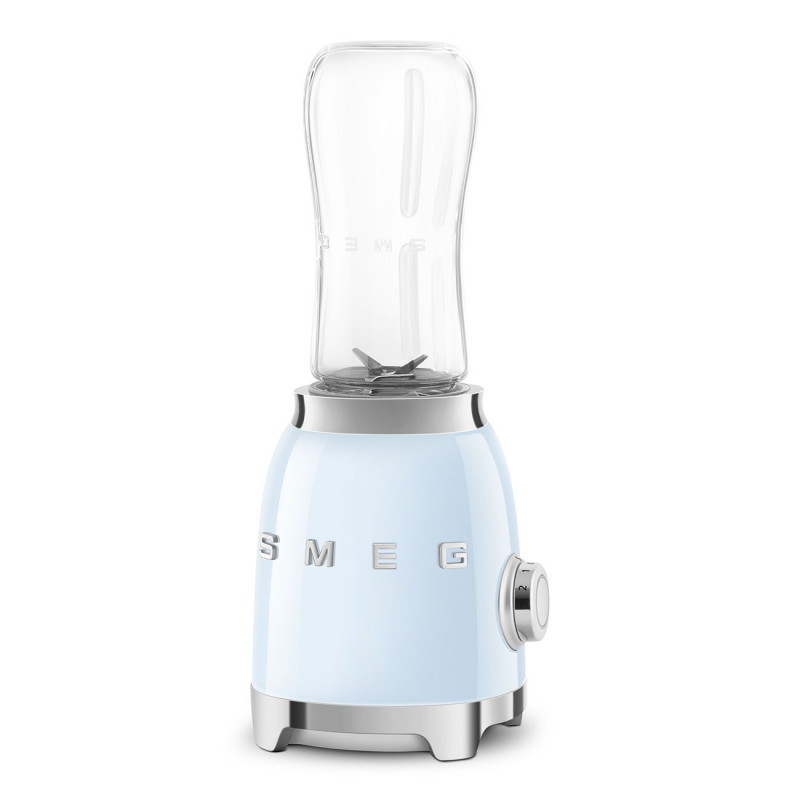 Μπλέντερ Smeg PBF01PBEU, 300 W, 2x 600 ml, 20.000-24.000 στροφές/λεπτό, Αντιολισθητική βάση, χωρίς BPA, Ανοξείδωτο ατσάλι, Παστέλ μπλε