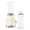 Μπλέντερ Smeg PBF01CREU, 300 W, 2x 600 ml, 20.000-24.000 στροφές/λεπτό, Αντιολισθητική βάση, χωρίς BPA, Ανοξείδωτο ατσάλι, Κρεμ