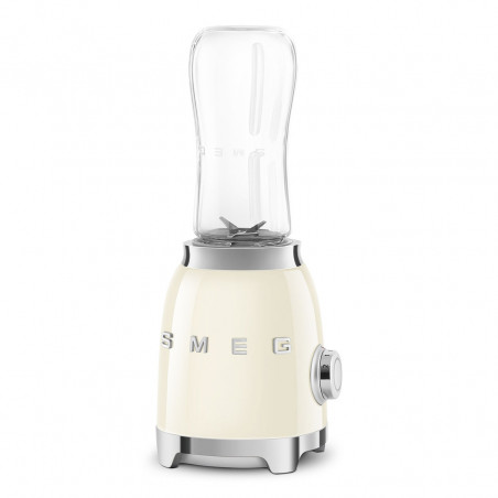 Μπλέντερ Smeg PBF01CREU, 300 W, 2x 600 ml, 20.000-24.000 στροφές/λεπτό, Αντιολισθητική βάση, χωρίς BPA, Ανοξείδωτο ατσάλι, Κρεμ