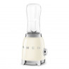 Μπλέντερ Smeg PBF01CREU, 300 W, 2x 600 ml, 20.000-24.000 στροφές/λεπτό, Αντιολισθητική βάση, χωρίς BPA, Ανοξείδωτο ατσάλι, Κρεμ