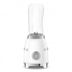 Μπλέντερ Smeg PBF01WHEU, 300 W, 2x 600 ml, 20.000-24.000 στροφές/λεπτό, Αντιολισθητική βάση, χωρίς BPA, Ανοξείδωτο ατσάλι, Λευκό