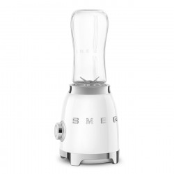 Μπλέντερ Smeg PBF01WHEU, 300 W, 2x 600 ml, 20.000-24.000 στροφές/λεπτό, Αντιολισθητική βάση, χωρίς BPA, Ανοξείδωτο ατσάλι, Λευκό
