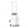 Μπλέντερ Smeg PBF01WHEU, 300 W, 2x 600 ml, 20.000-24.000 στροφές/λεπτό, Αντιολισθητική βάση, χωρίς BPA, Ανοξείδωτο ατσάλι, Λευκό