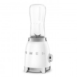 Μπλέντερ Smeg PBF01WHEU, 300 W, 2x 600 ml, 20.000-24.000 στροφές/λεπτό, Αντιολισθητική βάση, χωρίς BPA, Ανοξείδωτο ατσάλι, Λευκό