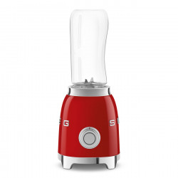 Μπλέντερ Smeg PBF01RDEU, 300 W, 2x 600 ml, 20.000-24.000 στροφές/λεπτό, Αντιολισθητική βάση, χωρίς BPA, Ανοξείδωτο ατσάλι, Κόκκινο