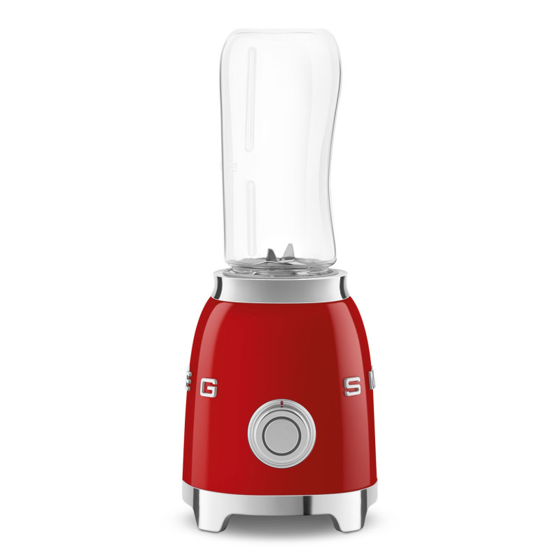 Μπλέντερ Smeg PBF01RDEU, 300 W, 2x 600 ml, 20.000-24.000 στροφές/λεπτό, Αντιολισθητική βάση, χωρίς BPA, Ανοξείδωτο ατσάλι, Κόκκινο