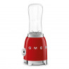 Μπλέντερ Smeg PBF01RDEU, 300 W, 2x 600 ml, 20.000-24.000 στροφές/λεπτό, Αντιολισθητική βάση, χωρίς BPA, Ανοξείδωτο ατσάλι, Κόκκινο
