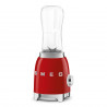 Μπλέντερ Smeg PBF01RDEU, 300 W, 2x 600 ml, 20.000-24.000 στροφές/λεπτό, Αντιολισθητική βάση, χωρίς BPA, Ανοξείδωτο ατσάλι, Κόκκινο