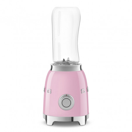 Μπλέντερ Smeg PBF01PKEU, 300 W, 2x 600 ml, 20.000-24.000 στροφές/λεπτό, Αντιολισθητική βάση, χωρίς BPA, Ανοξείδωτο ατσάλι, Ροζ