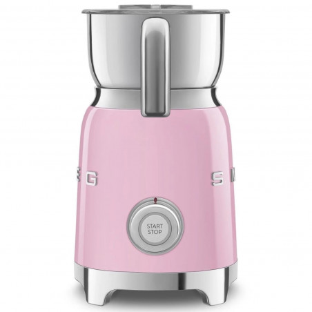 Συσκευή αφρισμού γάλακτος Smeg MFF11PKEU, 500 W, 600 ml, 8 προγράμματα, Αφαιρούμενη κανάτα, Αυτόματη απενεργοποίηση, Ροζ