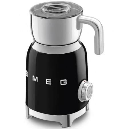 Συσκευή αφρισμού γάλακτος Smeg MFF11BLEU, 500 W, 600 ml, 8 προγράμματα, Αφαιρούμενη κανάτα, Αυτόματη απενεργοποίηση, Μαύρο