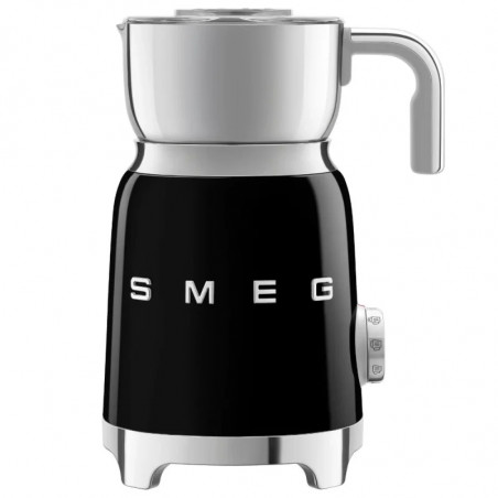 Συσκευή αφρισμού γάλακτος Smeg MFF11BLEU, 500 W, 600 ml, 8 προγράμματα, Αφαιρούμενη κανάτα, Αυτόματη απενεργοποίηση, Μαύρο