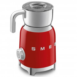 Συσκευή αφρισμού γάλακτος Smeg MFF11RDEU, 500 W, 600 ml, 8 προγράμματα, Αφαιρούμενη κανάτα, Αυτόματη απενεργοποίηση, Κόκκινο