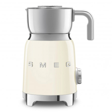Συσκευή αφρισμού γάλακτος Smeg MFF11CREU, 500 W, 600 ml, 8 προγράμματα, Αφαιρούμενη κανάτα, Αυτόματη απενεργοποίηση, Κρεμ