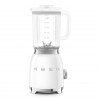 Μπλέντερ Smeg BLF03WHEU, 800 W, 1,5 λίτρα, 18.000 στροφές/λεπτό, 4 προγράμματα, 4 ταχύτητες + λειτουργία Pulse, ανοξείδωτο ατσάλι, λευκό