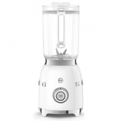 Μπλέντερ Smeg BLF03WHEU, 800 W, 1,5 λίτρα, 18.000 στροφές/λεπτό, 4 προγράμματα, 4 ταχύτητες + λειτουργία Pulse, ανοξείδωτο ατσάλι, λευκό