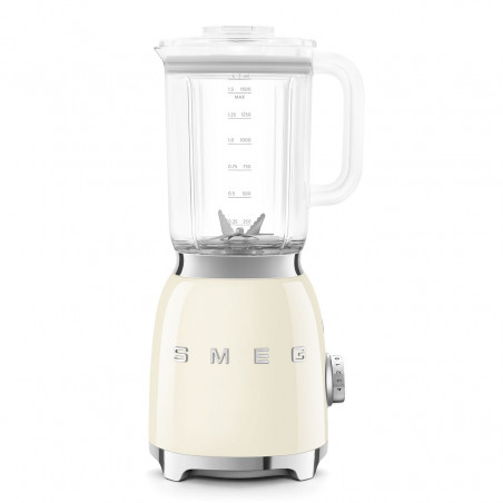 Μπλέντερ Smeg BLF03CREU, 800 W, 1,5 λίτρα, 18.000 στροφές/λεπτό, 4 προγράμματα, 4 ταχύτητες + λειτουργία Pulse, ανοξείδωτο ατσάλι, χρώμα κρεμ
