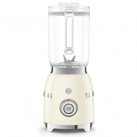 Μπλέντερ Smeg BLF03CREU, 800 W, 1,5 λίτρα, 18.000 στροφές/λεπτό, 4 προγράμματα, 4 ταχύτητες + λειτουργία Pulse, ανοξείδωτο ατσάλι, χρώμα κρεμ