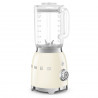 Μπλέντερ Smeg BLF03CREU, 800 W, 1,5 λίτρα, 18.000 στροφές/λεπτό, 4 προγράμματα, 4 ταχύτητες + λειτουργία Pulse, ανοξείδωτο ατσάλι, χρώμα κρεμ