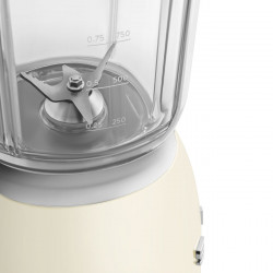 Μπλέντερ Smeg BLF03CREU, 800 W, 1,5 λίτρα, 18.000 στροφές/λεπτό, 4 προγράμματα, 4 ταχύτητες + λειτουργία Pulse, ανοξείδωτο ατσάλι, χρώμα κρεμ