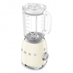 Μπλέντερ Smeg BLF03CREU, 800 W, 1,5 λίτρα, 18.000 στροφές/λεπτό, 4 προγράμματα, 4 ταχύτητες + λειτουργία Pulse, ανοξείδωτο ατσάλι, χρώμα κρεμ