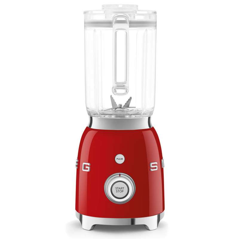 Μπλέντερ Smeg BLF03RDEU, 800 W, 1,5 λίτρα, 18.000 στροφές/λεπτό, 4 προγράμματα, 4 ταχύτητες + λειτουργία Pulse, ανοξείδωτο ατσάλι, κόκκινο
