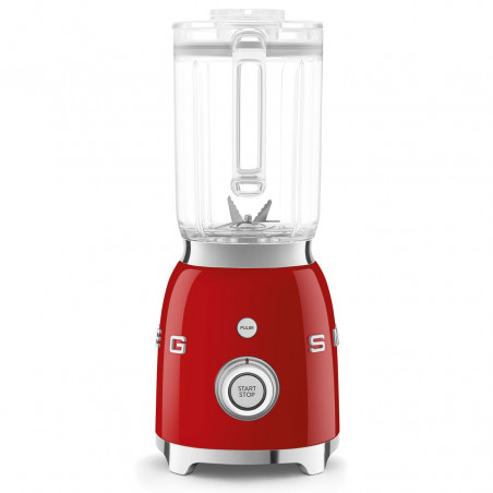 Μπλέντερ Smeg BLF03RDEU, 800 W, 1,5 λίτρα, 18.000 στροφές/λεπτό, 4 προγράμματα, 4 ταχύτητες + λειτουργία Pulse, ανοξείδωτο ατσάλι, κόκκινο