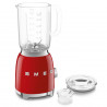 Μπλέντερ Smeg BLF03RDEU, 800 W, 1,5 λίτρα, 18.000 στροφές/λεπτό, 4 προγράμματα, 4 ταχύτητες + λειτουργία Pulse, ανοξείδωτο ατσάλι, κόκκινο