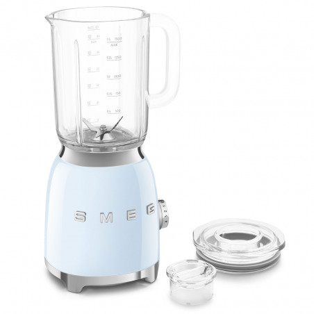 Μπλέντερ Smeg BLF03PBEU, 800 W, 1,5 λ, 18.000 στροφές/λεπτό, 4 προγράμματα, 4 ταχύτητες + λειτουργία Pulse, ανοξείδωτο ατσάλι, παστέλ μπλε