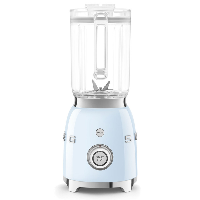 Μπλέντερ Smeg BLF03PBEU, 800 W, 1,5 λ, 18.000 στροφές/λεπτό, 4 προγράμματα, 4 ταχύτητες + λειτουργία Pulse, ανοξείδωτο ατσάλι, παστέλ μπλε